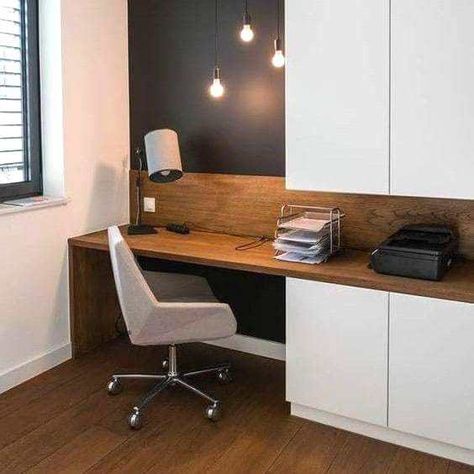 Petite chambre de 9 m2 en colocation : 27 astuces pour l'aménager Bedroom Interior Design Modern, Home Office Table, Office Layout, Bureau Design, Luxury Kitchen Design, Trendy Bedroom, House Art, Interior Architect, Bedroom Layouts