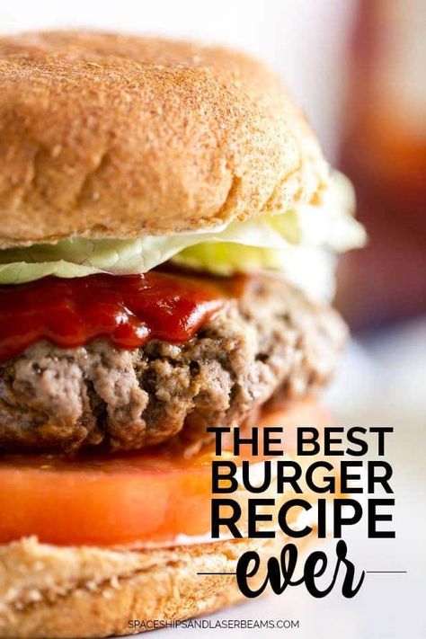 The Best Burger Recipe Ever Best Burger Recipe Ever, Best Burger Recipe, The Best Burger, Burger Toppings, Burger Recipe, Food Club, Favourite Food, Good Burger, Worlds Best