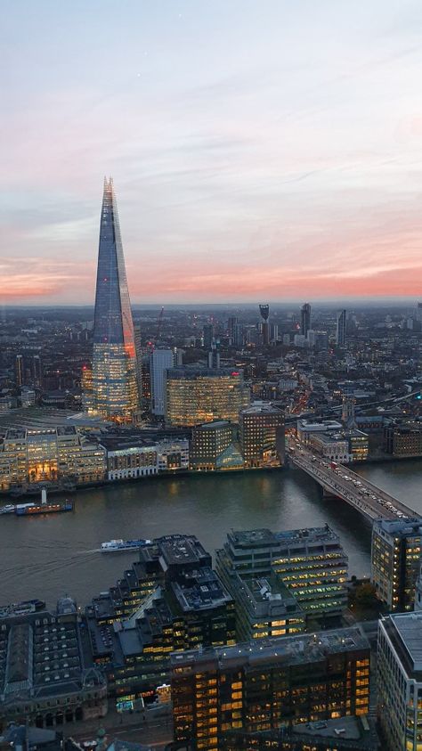 Sky Garden Aesthetic, London City Night, Sky Garden London, Sky London, London City View, London Landscape, London Vibes, London Dreams, London View