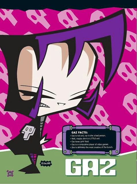 Invader Zim Comic Icons, Invader Zim Gir Wallpaper, Invader Zim Poster, Invader Zim Aesthetic, Invader Zim Wallpaper, Invader Zim Gaz, Gaz Invader Zim, Invader Zim Wallpapers, Invader Zim Pfp