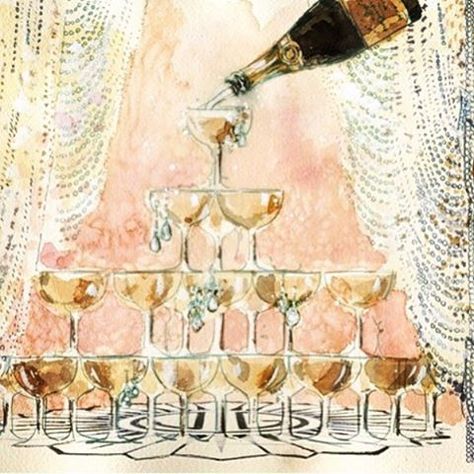 Nothing like a champagne tower for a special day. #wedding #bridal #bigday #party #inspiration Champagne Glass Drawing, Champagne Aesthetic, Champagne Art, Champagne Tower, Coron, Rigatoni, Oui Oui, Pics Art, Party Inspiration