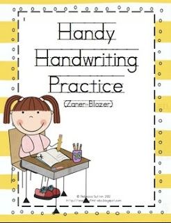 Handy Handwriting Practice from Teaching First--Free today only, as part of the Teacher Appreciation Jackpot! Kindergarten Handwriting, Alphabet Handwriting Practice, September School, Improve Your Handwriting, Improve Handwriting, Preschool Writing, Learning Time, Summer Learning, Kindergarten Writing