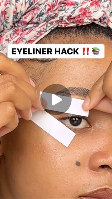 guguu💋 on Instagram: "beginner friendly eyeliner tutorial 📚💋 someone told me to place tape on both sides to achieve the perfect winged look and it turned out great! 🥰 LINER: @essence_cosmetics super last liquid eyeliner - deep black #makeuptutorials#beginnermakeup#eyeliners#eyelinertutorial#wingedliner#eyeshadowtutorial#eyemakeupideas#eyemakeuplook#makeuphacks#eyemakeuplooks" Black Eyeliner Looks Simple, Eyeliner Tutorial Liquid Liner, Black Eyeliner Looks, Eyeliner For Beginners, Eye Liner Tricks, Essence Cosmetics, Hairstyles Women, Winged Liner, Eyeliner Looks