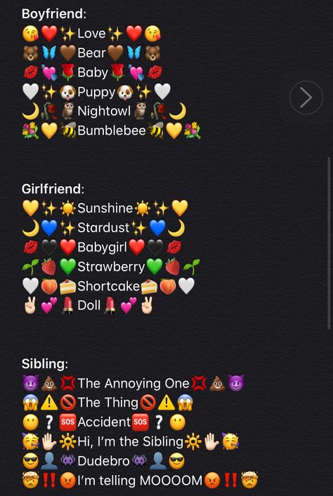 Boyfriend Emoji Contact Name, Matching Couple Contact Names, Cute Names To Call Your Boyfriend Phone, Nicknamed For Boyfriends, Matching Nicknames For Best Friends, Funny Names To Call Your Boyfriend, Names To Call Your Boyfriend In Your Phone, Birthday Emoji Combination, Nicknames To Call Your Boyfriend