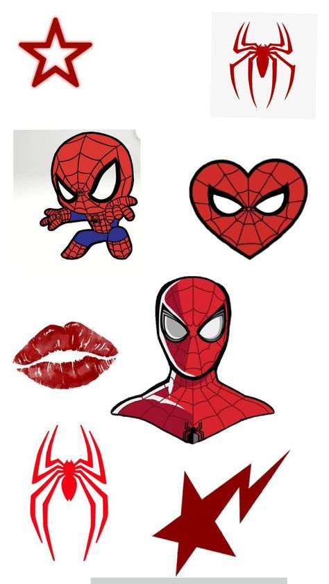 Spiderman Stickers Aesthetic, Spider Man Stickers, Cute Binder Covers, Tom Spiderman, Spiderman Stickers, Spiderman Gifts, Emoji Stickers Iphone, Spiderman Cartoon, Spiderman Theme