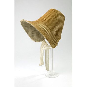 Poke Bonnet, 1830s Fashion, Historical Hats, Museum Of Childhood, Regency Fashion, 19th Century Fashion, Bonnet Hat, Millinery Hats, Historical Costume