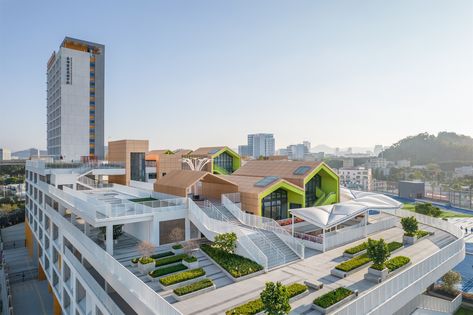 China Architecture, Urban Village, Green Scenery, School Entrance, Lectures Hall, Project Site, Architecture Exterior, Natural Scenery, School Architecture