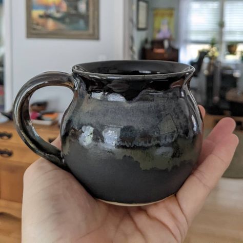 Matte Black Glaze Combinations, Black Glaze Combinations, Mayco Glaze Black Matte, Body Ceramics, Black Clay Pottery, Raven Sculpture, Glaze Ideas, Pottery Glaze, Amaco Glazes