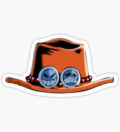 Ace Hat, One Piece Birthdays, Joker Smile, Weird Stickers, One Piece Tattoos, Ladybug Wallpaper, Bubble Stickers, One Piece Ace, Tumblr Stickers