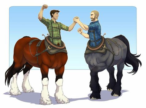 Centaur Art, Anime Centaur, Art Male, Humanoid Creatures, Animal Illustration Art, Horse And Rider, Oc Art, Monster Concept Art, Creature Drawings