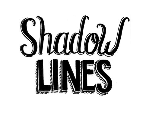 Lettering Shadow Effects Letter Shadowing, Letter Shading, Shaded Lettering, Lettering Shadow, Shadowing Letters, Brush Fonts Free, Bujo Doodles, Kawaii Drawing, Chalk Pencil