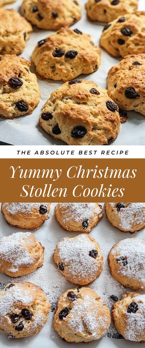 Image for Yummy Christmas Stollen Cookies Stollen Cookies, Stollen Cookie, Christmas Stollen Recipe, Christmas Stollen, Stollen Recipe, Blue Velvet Cakes, Delicious Cookies Homemade, Christmas Bakes, Velvet Cakes