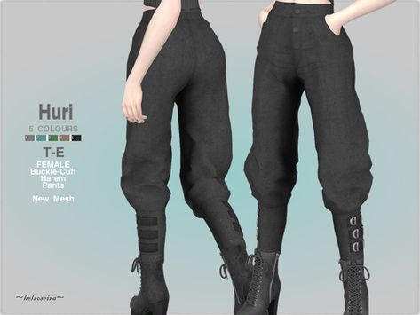 Helsoseira's HURI - Harem Pants Sims 4 Suit Cc, Sims Packs, Sims 4 Anime, Pelo Sims, The Sims 4 Packs, Sims 4 Game Mods, Sims 4 Body Mods, Sims 4 Cc Folder, Sims 4 Gameplay