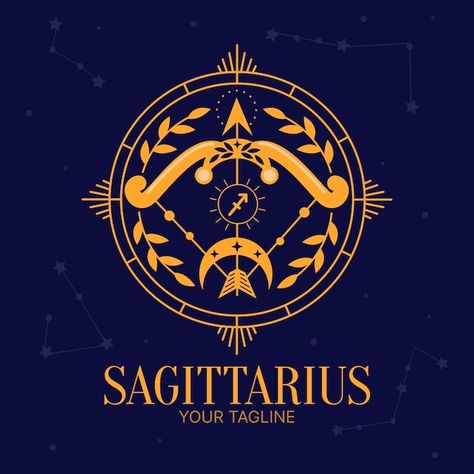 About Sagittarius, Psd Icon, Build Your Brand, Professional Logo, Vector Photo, Premium Vector, Brand Identity, Graphic Resources, Logo Design