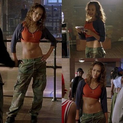 Honey’s outfits in Honey. Which outfit’s your favourite? • Honey 2003 ‧ Dance/Romance ‧ 1h 34m • #honey #movie #movies #outfit #outfits #2000s #00s #jessicaalba Do you like Honey’s wardrobe? Devon Aoki Debs Outfits, Ciara 2000s Fashion, Movie Honey Outfits, Ciara 2000s Outfits, Step Up Outfits Movie, Jessica Alba 2000s Outfits Honey, Honey 2003 Outfits, 2000s Dance Outfit, Bring It On All Or Nothing Outfits