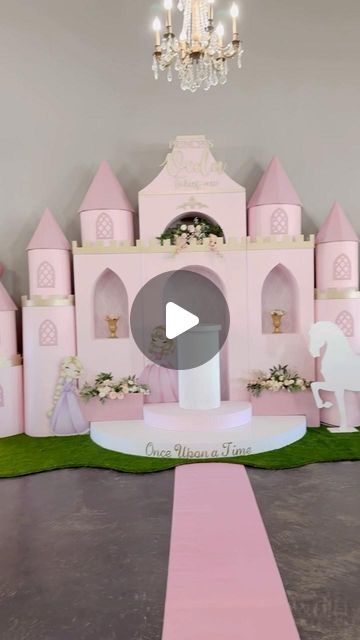 Modern Bounce Houses | Austin, Texas on Instagram: "Once upon a time there was a princess named Veda....🎀 Have a Princess party coming up? Rent our beautiful castle ✨  Castle backdrop, princess panel, soft play and ball pit with slides @modishmatters  Event planning, Centerpieces, welcome signs, and party favors: @suchi_vedala  Princess Cake @theaustincakery  Venue @lonestaroakslh  Cotton candy cart @cottonccgirls  Characters @just.add.magic.entertainment  Photography and videography @creando_fotos" Princess Castle Backdrop, Ball Pit With Slide, Cotton Candy Cart, Entertainment Photography, Just Add Magic, Castle Backdrop, Bounce Houses, Candy Cart, Welcome Signs