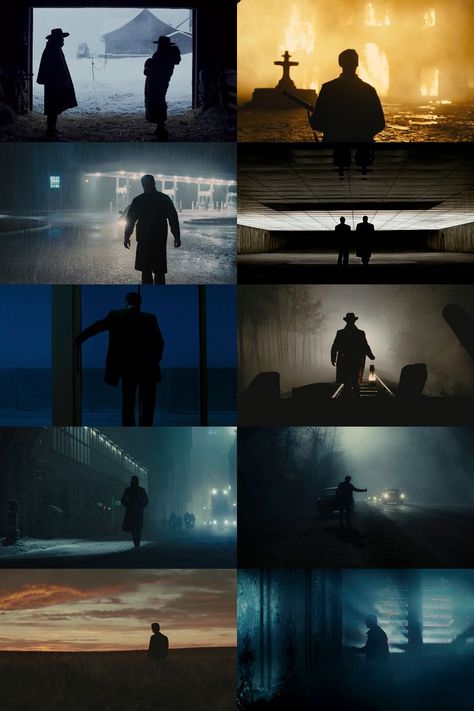 Silhouettes in films Film Concept Art, Famous Movie Shots, Daylight Cinematography, Cinematic Silhouette, Silhouette Cinematography, Scene Composition, Film Collage, Famous Movie Posters, Cinematic Composition