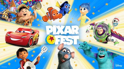 Pixar Fest is Coming to Disney+ this Month Pixar Fest, Pixar Party, Disney College, Disney California Adventure Park, Toy Story Alien, Pixar Characters, Film Disney, Disney World Parks, Disney Planning