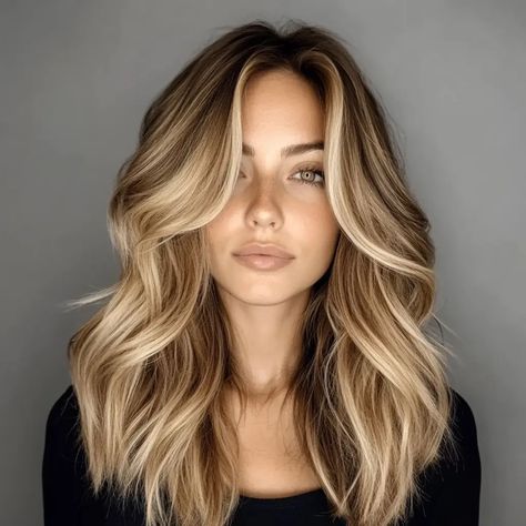 13 Trending Honey Blonde Hair Ideas: Top Looks to Try This Season Honey Lowlights On Blonde Hair, Brown Carmel Honey Hair, Honey Caramel Blonde Balayage, Creamy Honey Blonde Hair, Honey Blonde Balayage Long Hair, Teddy Bear Blonde Hair Dark, Blonde Hair Ideas For Brunettes, Warm Honey Blonde Hair Dark Roots, Dark Honey Blonde Hair Balayage