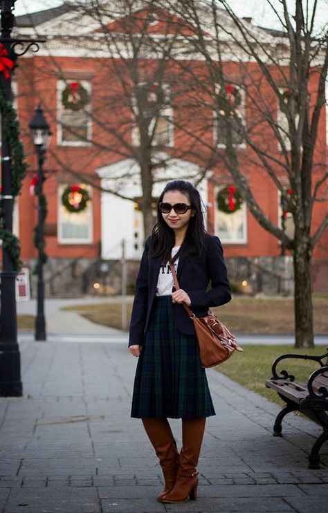 The Rule Of Three, Pleated Plaid Skirt, Plaid Skirt Outfit, Rule Of Three, Black Watch Tartan, Skirt Outfit, Plaid Skirt, Plaid Skirts, Black Watch