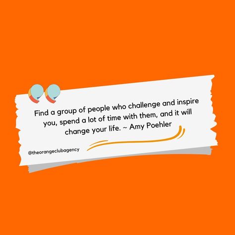 "Surround yourself with a tribe that uplifts you! 🌟 Find a group of people who challenge and inspire you, spend quality time with them, and watch your life transform. 🌺 The energy and motivation from like-minded individuals can drive you towards greatness. 💫 #PositiveVibesOnly #LifeChangingConnections #InspireAndBeInspired #TheOrangeClubAgency Energy And Motivation, A Group Of People, Positive Vibes Only, Group Of People, Surround Yourself, The Energy, Quality Time, A Group, Life Changes