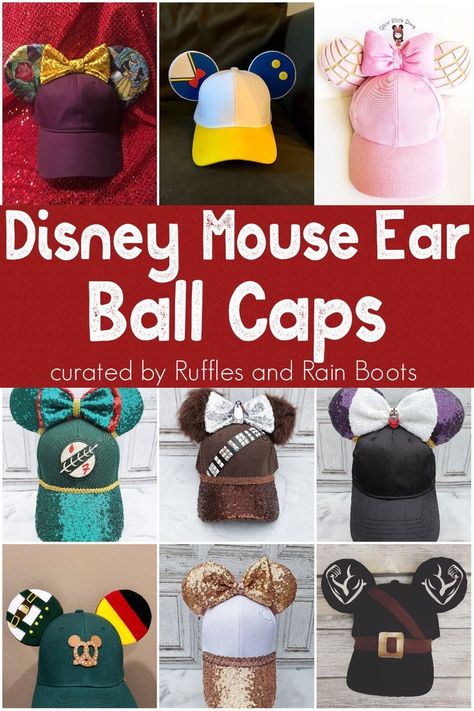 Disney Sewing Projects, Mickey Ear Hat, Ear Inspiration, Diy Mickey Mouse Ears, Micky Ears, Ears Inspiration, Disney Bedroom, Disney Ears Hat, Diy Mouse