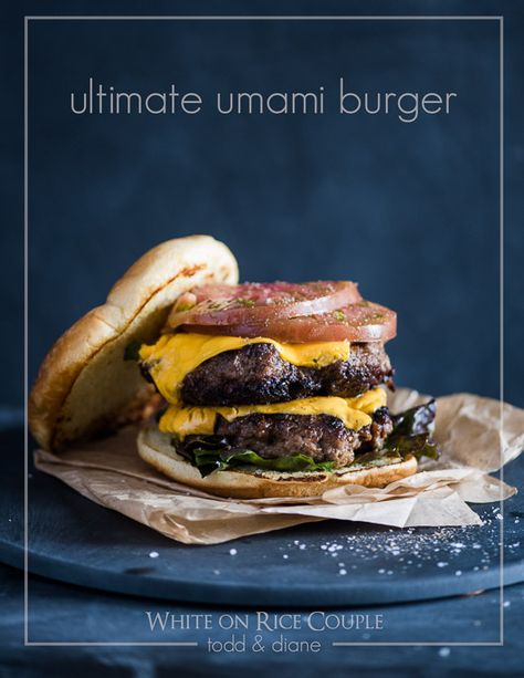 The Ultimate Umami Burger/Cheeseburger Best Burger Recipe Ever, Umami Burger, Hamburger Recipes Patty, Ultimate Burger, Best Burger Recipe, Burger Sauce, Hamburger Recipes, Hamburger Patties, Burger And Fries