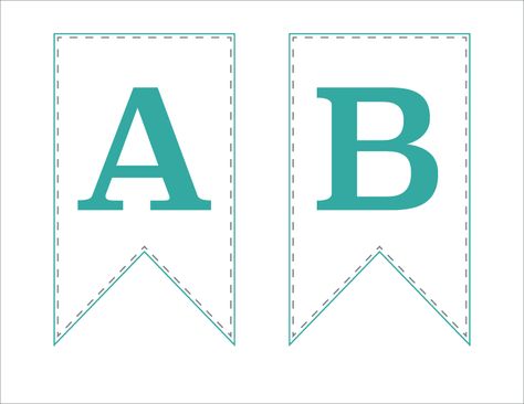 Love this cute free printable bunting banner! It includes every letter, so it could easily be used for birthdays, baby showers, wedding showers, and other celebrations! Click through to the post to snag the printable! Baby Shower Templates Free, Free Printable Letter Templates, Bunting Template, Free Printable Banner Letters, Printable Letter Templates, Paper Trail Design, Printable Banner Letters, Free Printable Banner, Trail Design