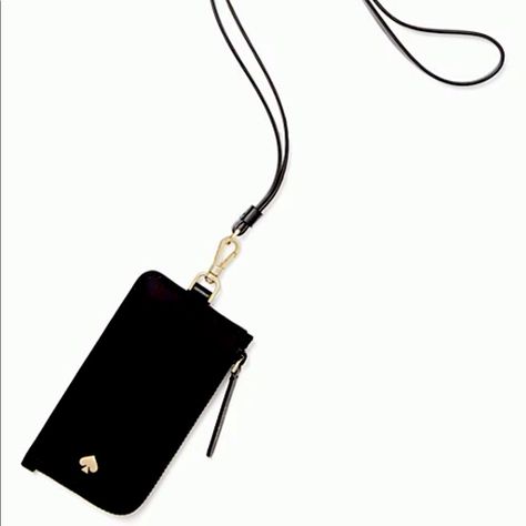 Beautiful, Chic And Stylish Lanyard! Kate Spade Jae Card Case Lanyard. Material: Nylon Features: Two Way Spade Jacquard Lining, Zip Closure, Metal Spade Logo Measurements: (Approximately) 5.1" H X 2.7" W, 33" Strap Style #: Wlru5927 Tags: Back To Work, Work Day Chic, Cool, Office, Id Card, Work Id, Badge, Keycard, Key Card, College, Dorm, Security Access, Entrance, Workplace, Building. Kate Spade Lanyard, Kate Spade Glasses, Laptop Bag Case, Kate Spade Watch, Spade Logo, Kate Spade Card Holder, Kate Spade Sunglasses, Cool Office, Kate Spade Wallet