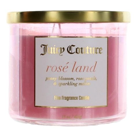 Juicy Couture 14.5 oz Soy Wax Blend 3 Wick Candle - Rose Land Get yours @ https://Aromatized.net #candle #candles #handmade #homedecor #candlelover #love #candlemaking #smallbusiness #candlesofinstagram #candlelight #home #candleaddict #soycandles #scentedcandles #decor #soywax #candleshop #gift #instagood #fragrance #decoration #photooftheday #art #bougie #birthday #light #waxmelts #handpoured #candlemaker #happy Bougie Birthday, Casual Glamour, Pink Passion, 3 Wick Candle, Candle Maker, Rose Candle, Garden Candles, 3 Wick Candles, Wick Candle