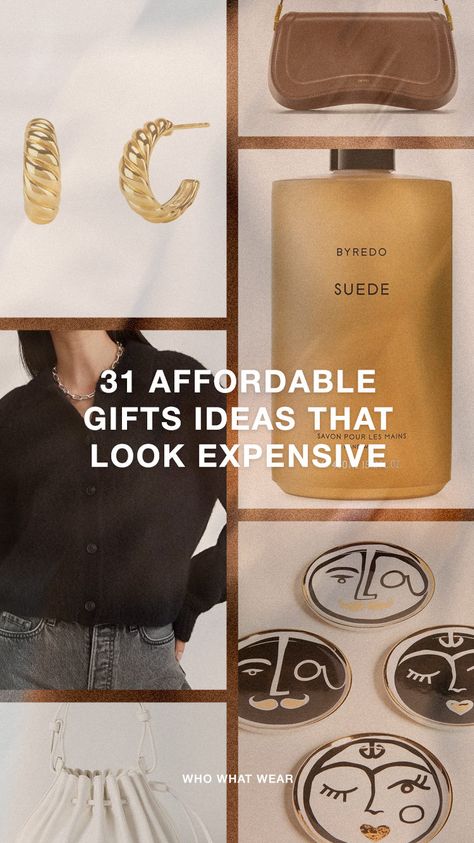 Consider shopping these inexpensive gifts before blowing your entire budget on one gift. Gift Ideas For Fashion Lovers, Gifts For Boujee Friend, $100 Gifts, Elegant Gifts For Women, Cheap Gifts That Look Expensive, Bougie Gifts For Her, Gifts For Bougie Friend, Boujee Christmas Gifts, Fashion Gifts Ideas