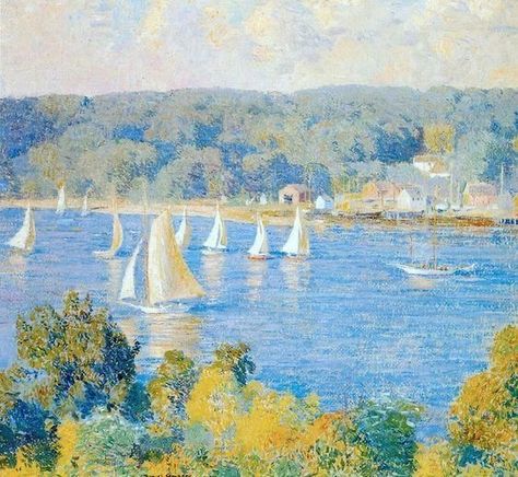 Daniel Garber, Pennsylvania Impressionist, Beach Landscapes, American Painters, Light Inspiration, Cold Spring Harbor, Cocoppa Wallpaper, Edouard Manet, Pastel Paintings