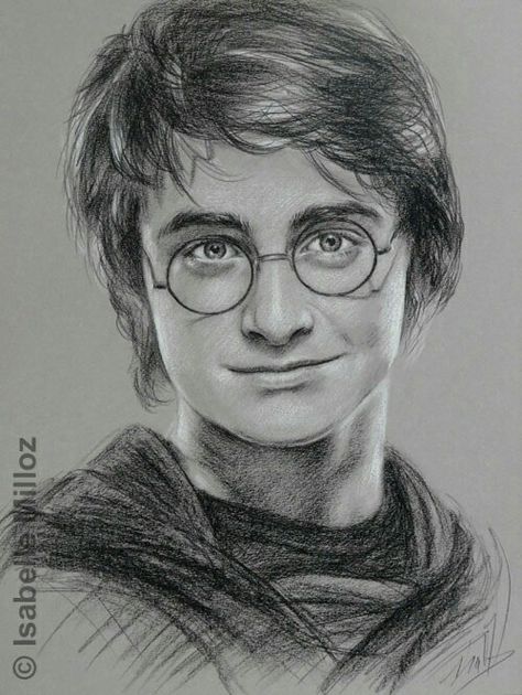 Harry Potter Fanart Harry Potter, Harry Potter Portraits, Harry Potter Sketch, Portrait Au Crayon, Konst Designs, Harry Potter Art Drawings, Art Harry Potter, Harry Potter Movie, Tapeta Harry Potter