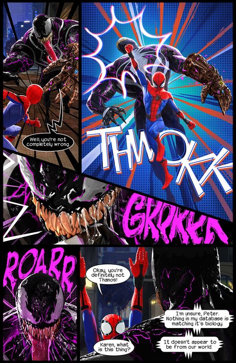 Spider Man Verse, Why Are We Here, Symbiotes Marvel, Venom Comics, Verse Wallpaper, Across The Spider Verse, Marvel Venom, Spiderman Artwork, Marvel Artwork