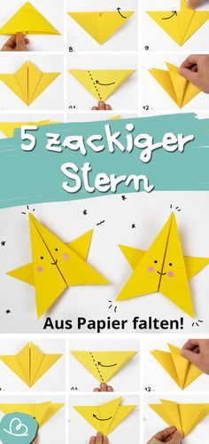 Unser kleiner Stern aus Papier wartet auf dich! Viel Spaß beim Ausprobieren! ♥ #diy #doityourself #diyblogger #bastelnmitkindern #selbstgemacht #bastelmaterial #sterneauspapier #crafting #crafts #diys #kreativ #selbermachen #origami#lifehacks #lifehack #handmade #lebenmitkindern #diyideas #deko #creative #origami #wunderbunt Christmas Art For Kids, Winter Kindergarten, Origami Crafts Diy, Diy Origami, Paper Crafts Origami, Origami Art, Origami Crafts, Origami Paper, Christmas Activities