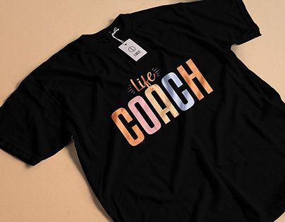 Coach T Shirt Design, Design T Shirt, Sweatshirt Designs, Life Coach, T Shirt Design, New Work, Work On, Shirt Design, Adobe Illustrator