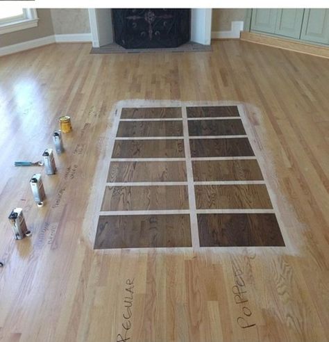 Learn costs and other important details about renewing a hardwood floor — and the one mistake you should avoid . Diy Hardwood Floor Refinishing, Staining Hardwood Floors, Refinish Hardwood Floors, Maple Wood Flooring, Floor Stain Colors, Staining Wood Floors, Diy Hardwood Floors, Wood Floor Stain Colors, Wood Floor Colors