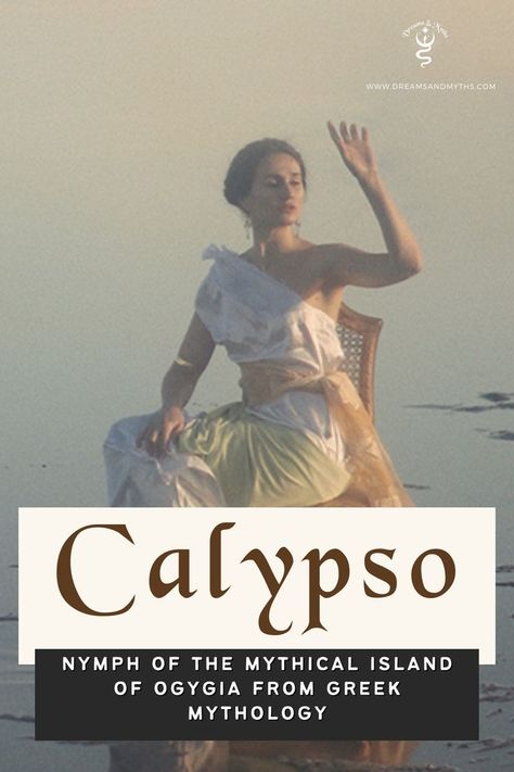 greek mythology Calypso The Odyssey, Calypso Goddess Mythology, Calypso Mythology, Calypso Greek Mythology, Calypso Tattoo, Calypso Goddess, Gaming Nook, Greek Goddess Costume Halloween, Mythical Island