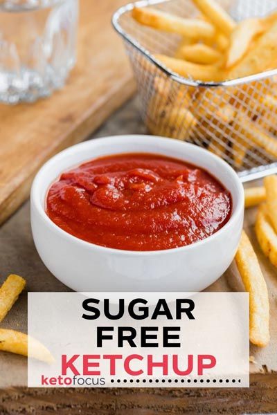 Sugar Free Ketchup (only 1 g net carbs) Sugar Free Ketchup Recipe, Keto Ketchup, Homemade Ketchup Recipes, Sugar Free Recipe, Low Carb Ketchup, Sugar Free Ketchup, Ketchup Recipe, Homemade Ketchup, Condiment Recipes