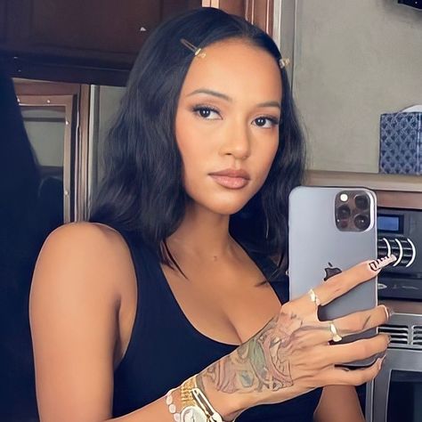 Brown Acrylic Nails, Karrueche Tran, Fotos Ideas, Pretty Tattoos For Women, Dread Hairstyles, New Journey, Pretty Tattoos, Room Designs, Cute Nails