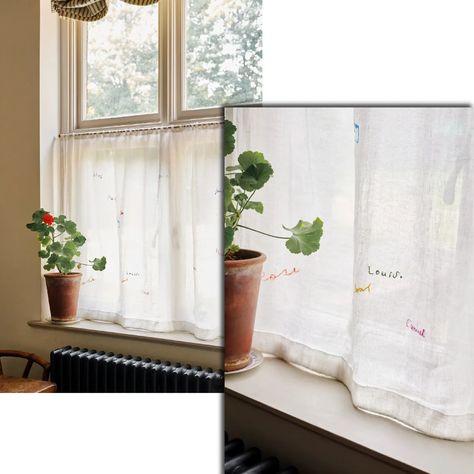 Cafe Curtains And Blinds, French Cafe Curtain, French Cafe Curtains, Cafe Curtains Bedroom, Pinch Pleat Cafe Curtains, French Lace Curtains, Muslin Curtains, Bay Window Curtains, Small Coffee Shop