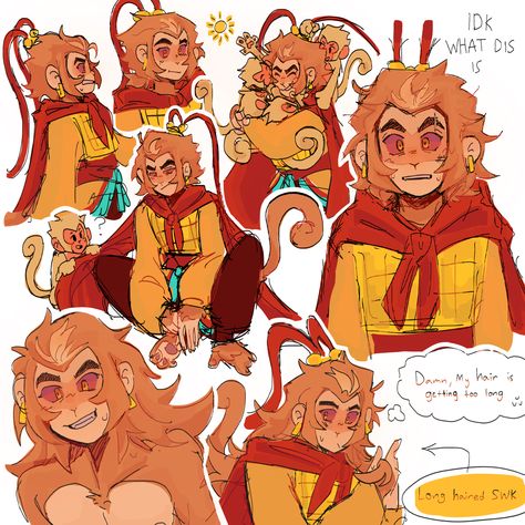 Wukong Fanart, Wukong Lmk Fanart, Monkey King Fanart, Sun Wukong Lmk Fanart, Monkey King Art, Swk Lmk Fanart, Sun Wukong Fanart, Macaque And Swk, Trans Sun Wukong