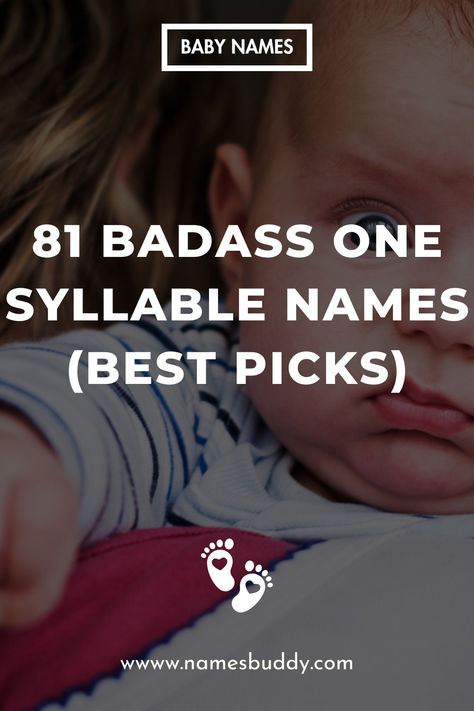 Badass One Syllable Names One Syllable Names, Badass Names, Unique Name, Unique Names, Bundle Of Joy, Baby Names, Meant To Be