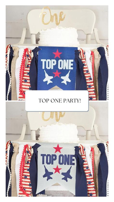 Top One Birthday Party Theme, Top One Birthday Party, Personalized Party Decorations, Burlap Banners, Baby First Birthday Themes, First Birthday Balloons, 1st Birthday Boy, Kids Themed Birthday Parties, One Year Birthday