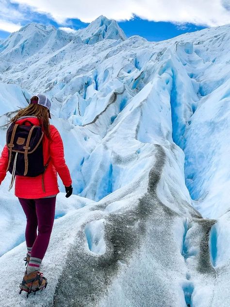 Perito Moreno Glacier: Ice Trekking with Hielo y Aventura • Simply Angella Argentina Culture, Perito Moreno Glacier, Trekking Outfit, Visit Argentina, Travel Destinations Bucket Lists, Patagonia Argentina, Argentina Travel, Ushuaia, Natural Scenery