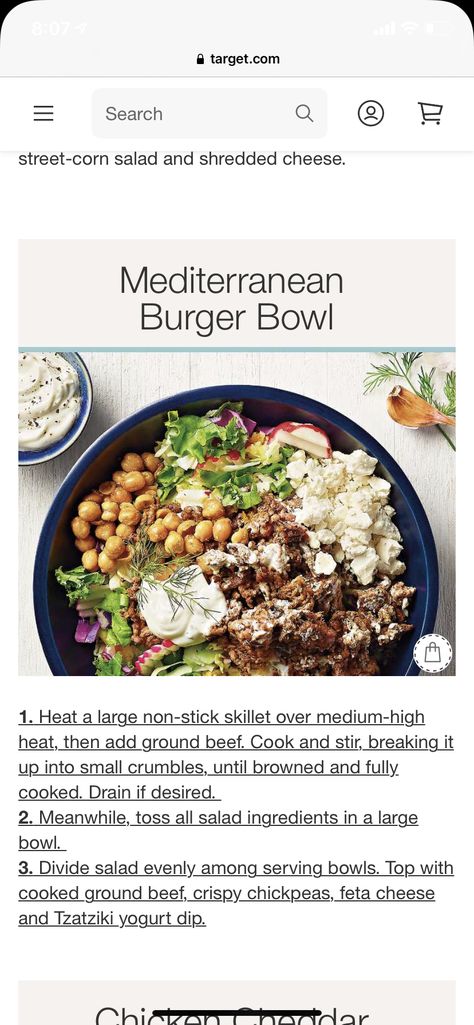 Mediterranean Burger Bowl, Mediterranean Burger, Burger Bowl, Mediterranean Recipes Healthy, Hummus Bowl, Mediterranean Chickpea, Mediterranean Cooking, Mediterranean Chickpea Salad, Mediterranean Meals