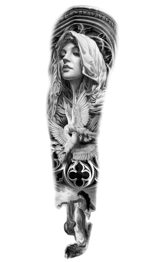 Full Sleeve Tattoos Ideas, Tattoo Ideas Black Women, Sleeve Tattoo For Men, Tattoo Ideas Black, Warrior Tattoo Sleeve, Men Tattoo Ideas, Mangas Tattoo, Full Hand Tattoo, Arm Sleeve Tattoo