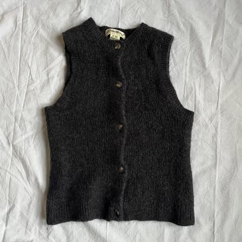 I might be biased but you should probably buy this on Depop 👍 https://depop.app.link/M9y3Dg2lSxb Button Up Sweater Vest Outfit, 90s Sweater Vest, 60s Sweater Vest, Vintage Wool Vest, Vintage Sleeveless Wool Sweater Vest, Vintage Wool Hand-knitted Cardigan, Vintage Knit V-neck Sweater Vest, Black Men Fashion Urban, Wool Vest