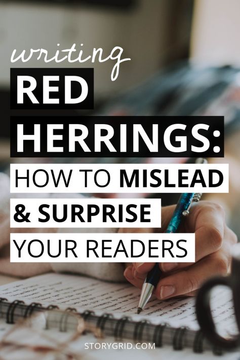 You'll love these writing tips on red herrings (especially if you're writing a mystery novel...or just want to surprise the readers devouring your book)! Undercover Assassin Aesthetic, Story Grid, Menulis Novel, Mystery Writing, Writing Plot, Writers Notebook, Creative Writing Tips, Writers Write, Mystery Novels