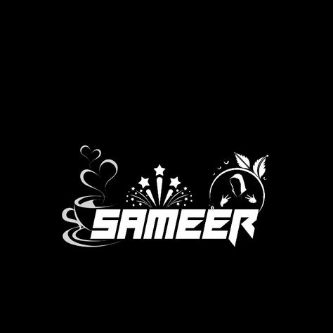 SAMEER EDITOR\___>🐰 Sandeep Name Wallpaper, Sameer Name Wallpaper, Samir Name Logo, Sanjay Name Logo, Sandeep Name Logo, Money Design Art, Money Design, Artist Logo, Cute Couple Cartoon